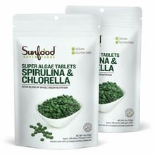2 Packs of Spirulina & Chlorella Tablets 4 oz. Multipacks
