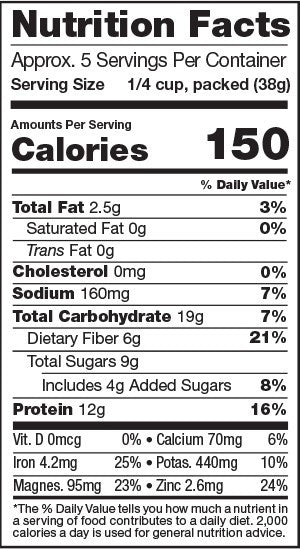 Original Smoothie Mix 8oz - Panel