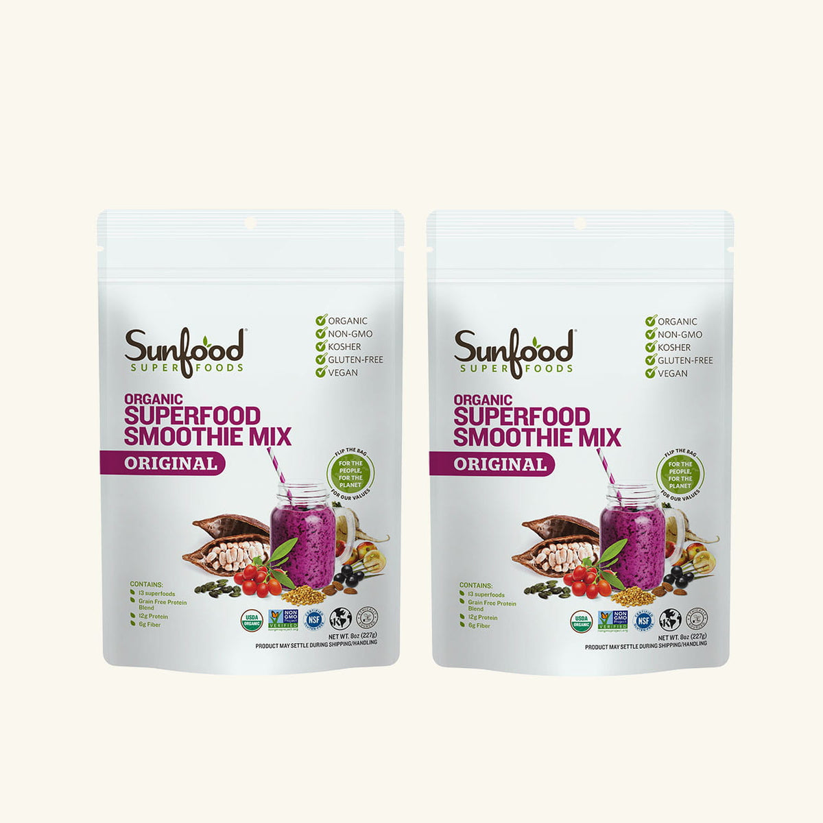 Superfood Smoothie Mix Duo, 8oz