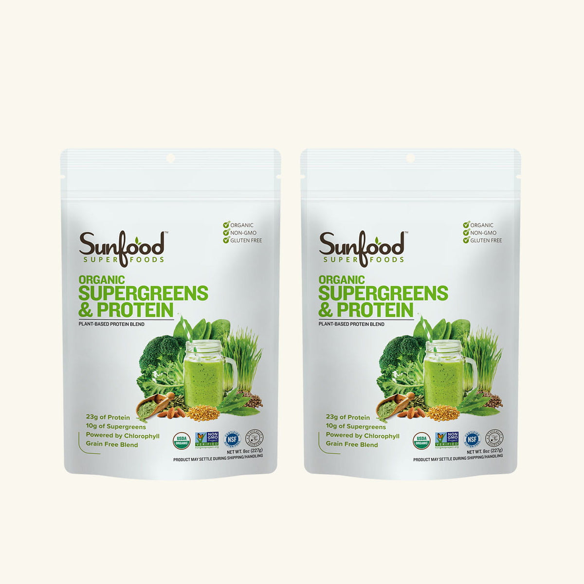 Supergreens & Protein Duo, 8oz